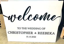 Load image into Gallery viewer, Welcome Sign - Christopher