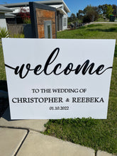 Load image into Gallery viewer, Welcome Sign - Christopher