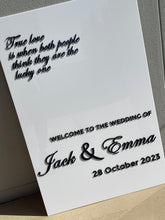Load image into Gallery viewer, Welcome Sign - True Love