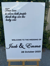Load image into Gallery viewer, Welcome Sign - True Love