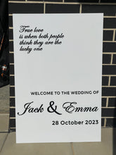 Load image into Gallery viewer, Welcome Sign - True Love