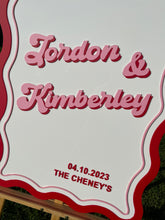 Load image into Gallery viewer, Welcome Sign - Jordon