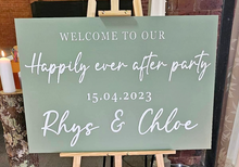 Load image into Gallery viewer, Welcome Sign - Happily Every After Party
