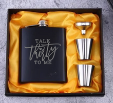 Load image into Gallery viewer, Whisky Flask Birthday Set