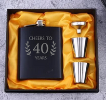 Load image into Gallery viewer, Whisky Flask Birthday Set