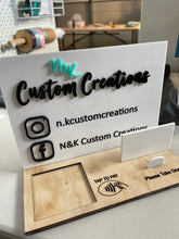 Load image into Gallery viewer, Square Dock and Socials Counter Stand