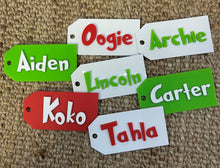 Load image into Gallery viewer, Christmas Present Name Tags - GRINCH