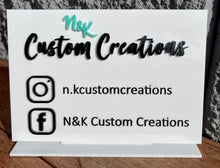 Load image into Gallery viewer, Social Media Sign