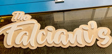 Load image into Gallery viewer, Family Name Sign