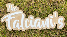 Load image into Gallery viewer, Family Name Sign