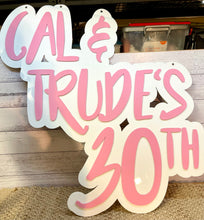 Load image into Gallery viewer, Birthday Party Sign