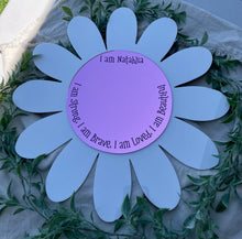 Load image into Gallery viewer, Affirmation Flower Mirror