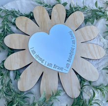 Load image into Gallery viewer, Affirmation Flower Mirror