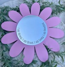 Load image into Gallery viewer, Affirmation Flower Mirror