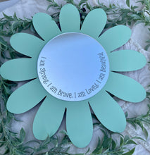 Load image into Gallery viewer, Affirmation Flower Mirror