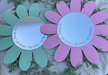 Load image into Gallery viewer, Affirmation Flower Mirror