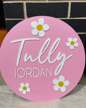 Load image into Gallery viewer, Kids Name Sign - Daisy