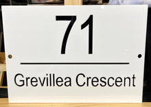 Load image into Gallery viewer, House Number & Street Sign
