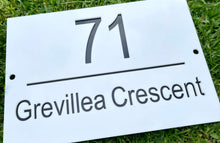 Load image into Gallery viewer, House Number & Street Sign