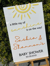 Load image into Gallery viewer, Baby Shower Sign - Sunshine
