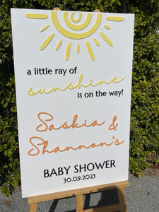 Baby Shower Sign - Sunshine