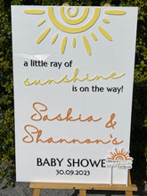 Load image into Gallery viewer, Baby Shower Sign - Sunshine
