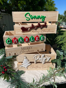 Christmas Crates - Personalised