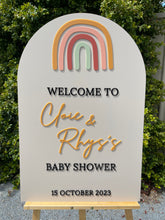 Load image into Gallery viewer, Baby Shower Sign - Rainbow
