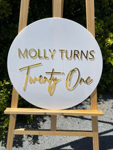 Load image into Gallery viewer, Birthday Party Sign - Molly
