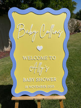 Load image into Gallery viewer, Baby Shower Sign - Baby Collins
