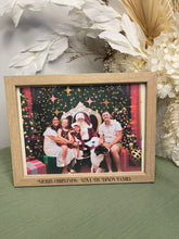 Load image into Gallery viewer, Personalised Christmas Photo Frame
