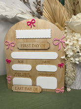 Load image into Gallery viewer, First/Last Day School Board | Arch with Acrylic Details
