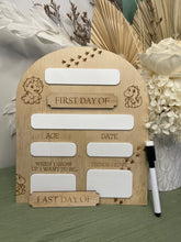 Load image into Gallery viewer, First/Last Day School Board | Arch with Blank Name
