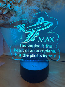 Kids Night Light - Aeroplane