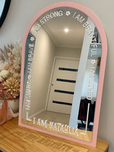 Load image into Gallery viewer, Affirmation Arch Mirror

