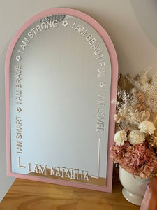 Affirmation Arch Mirror