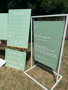 Welcome Sign - Welcome To The Wedding Of