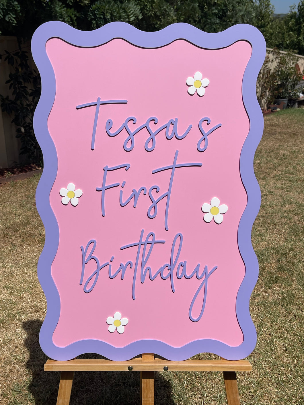 Birthday Party Sign - Tessa