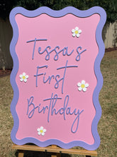 Load image into Gallery viewer, Birthday Party Sign - Tessa
