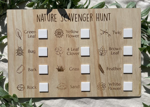 Scavenger Hunt Board - Nature