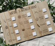 Load image into Gallery viewer, Scavenger Hunt Board - Nature
