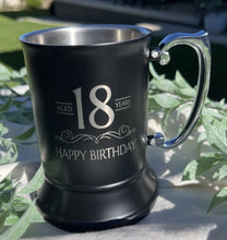 Load image into Gallery viewer, Beer Mug (Matte Black) - Birthday
