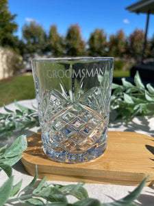 Engraved Bond Whisky Glass