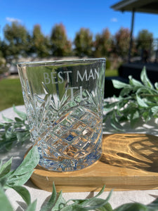 Engraved Bond Whisky Glass