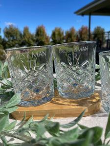 Engraved Bond Whisky Glass