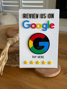 NFC Google Review Stand