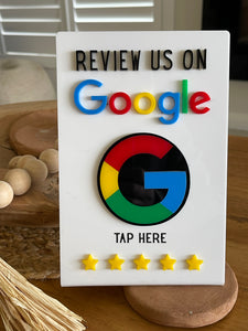 NFC Google Review Stand