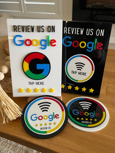 NFC Google Review Stand