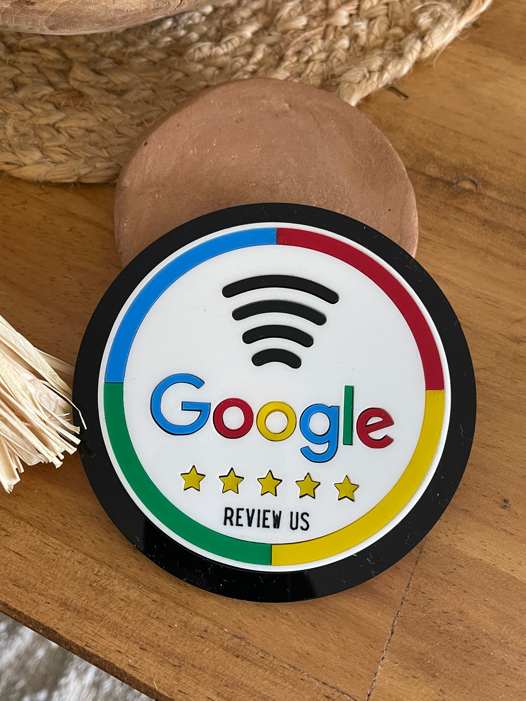 NFC Google Review Plaque