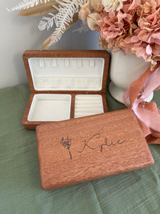 Personalised Jewellery Box